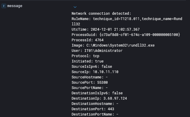 C2 connection to 3.68.97.124