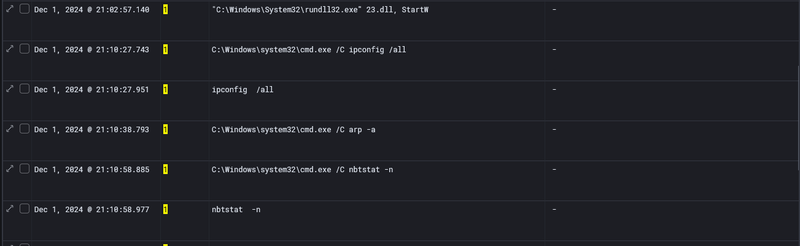 LNK execution - rundll32 launching 23.dll