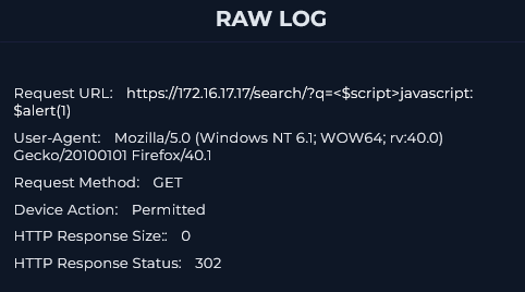 Raw log