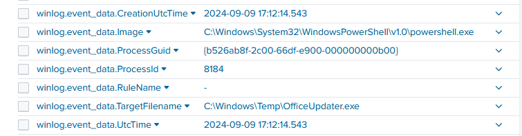 OfficeUpdater.exe FileCreate