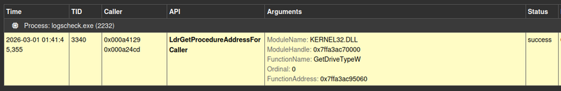 GetDriveType call in sandbox